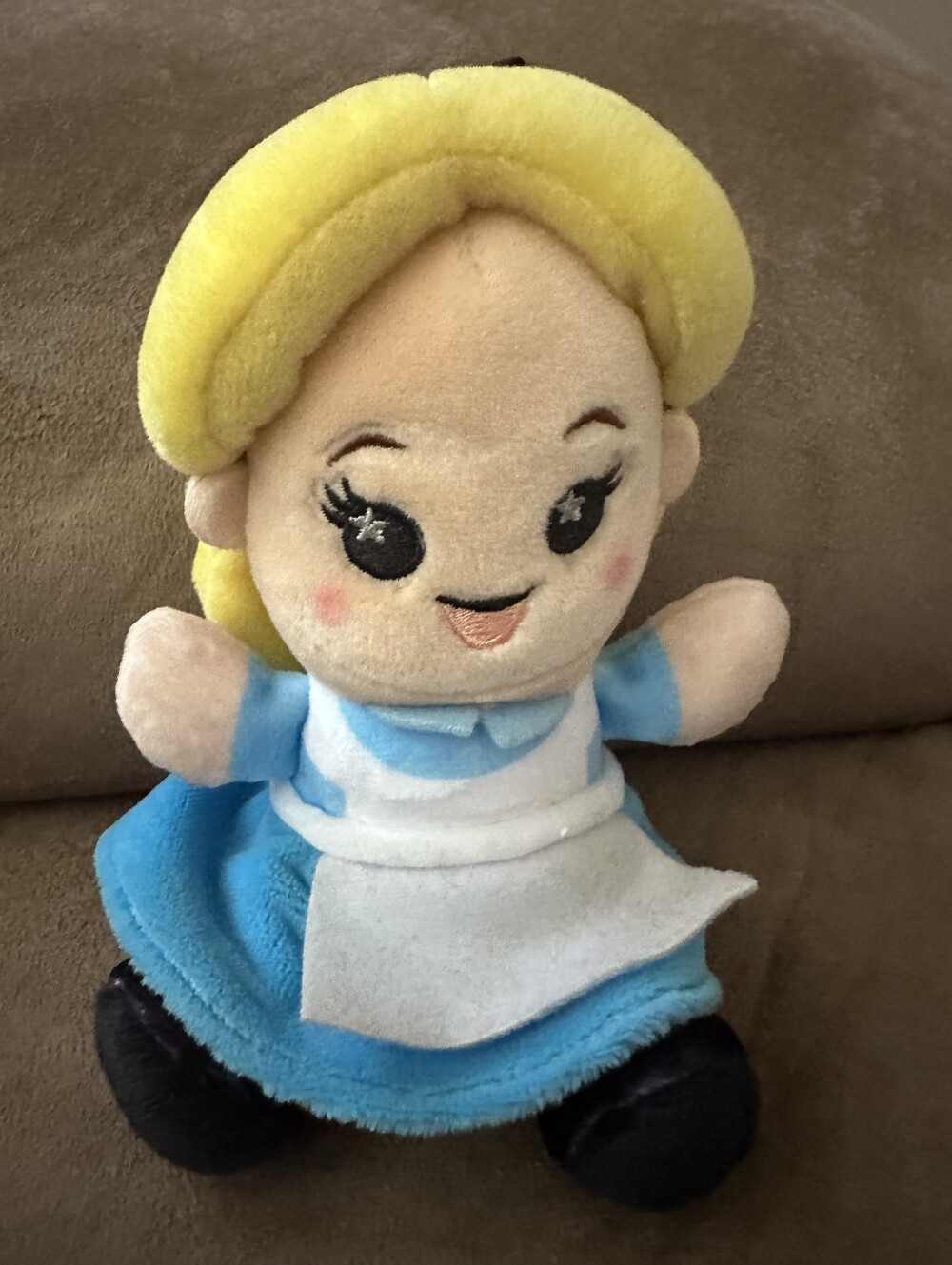 Blue & Yellow Plush Girl Doll - Soft Kids Toy